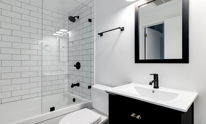 White bathroom
