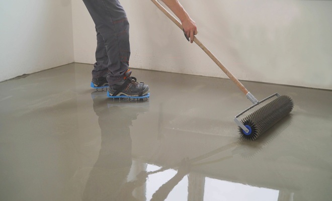 Levelling floor
