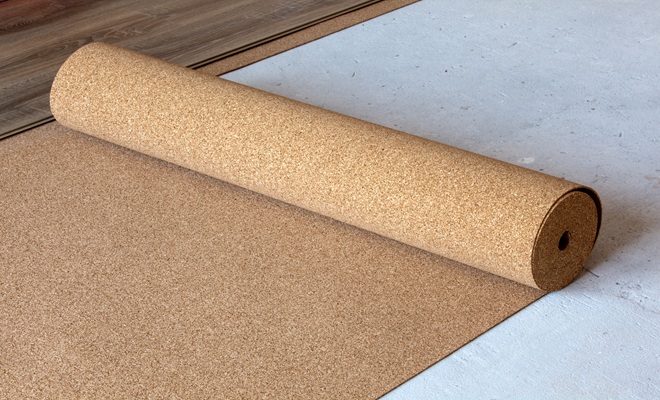 Cork flooring