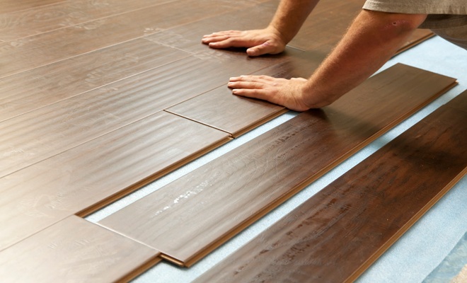 Engineered wood flooring