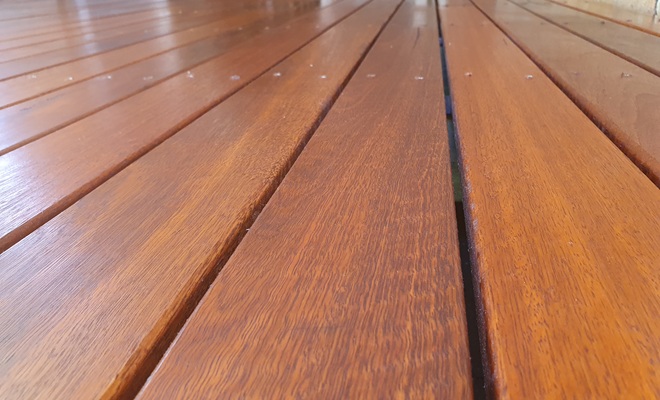 Hardwood decking
