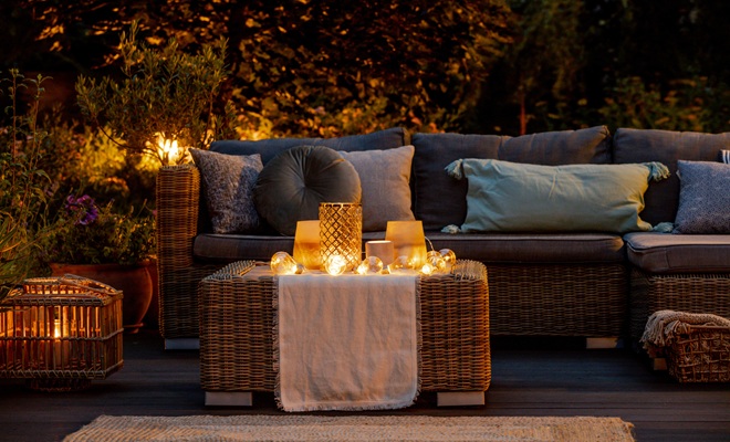 cosy seating and lighting