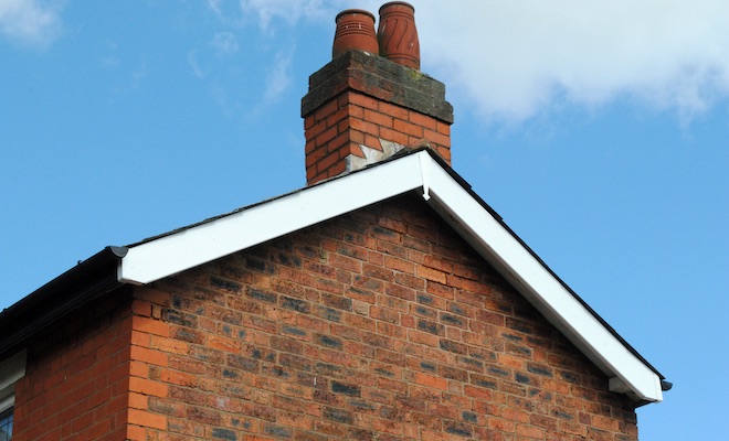 gable roof on house