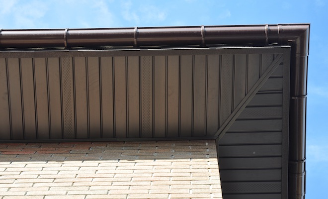 view of soffits from below
