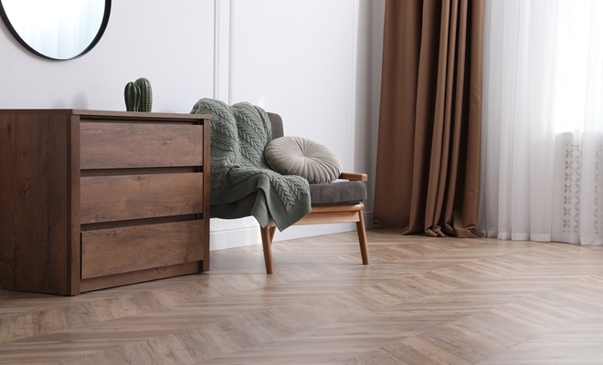 Floor in living room