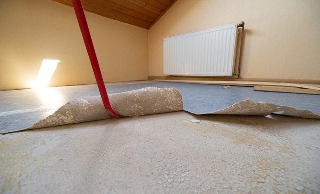 Removing flooring