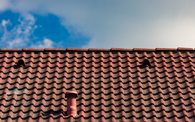 Roof with vents