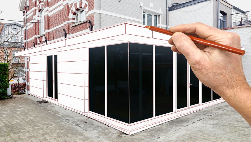 Extension plans over existing building