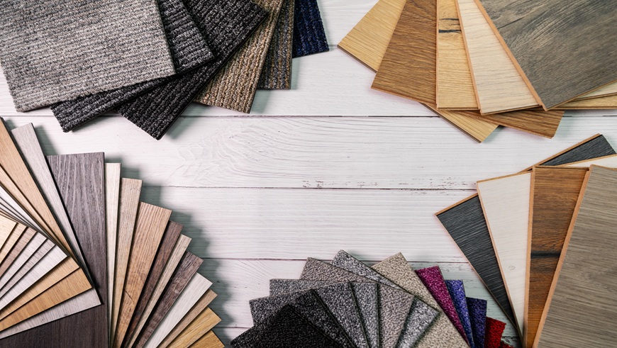 Different types of flooring