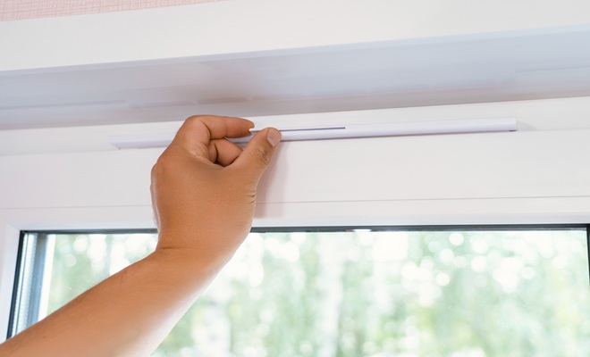 Trickle vent on window
