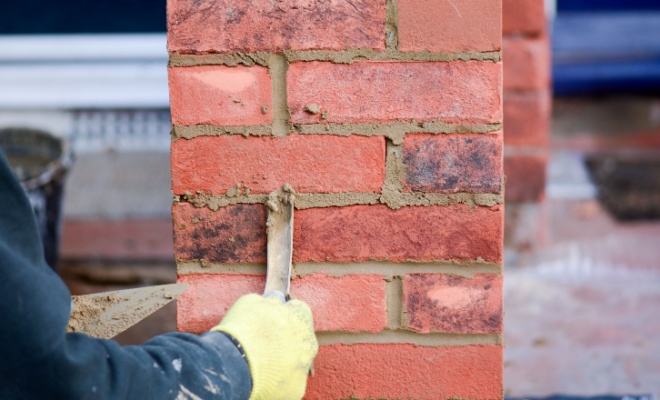 pointing a wall