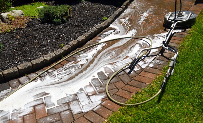 Path being cleaned