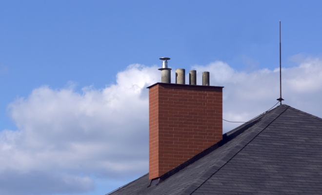 Repointing a chimney