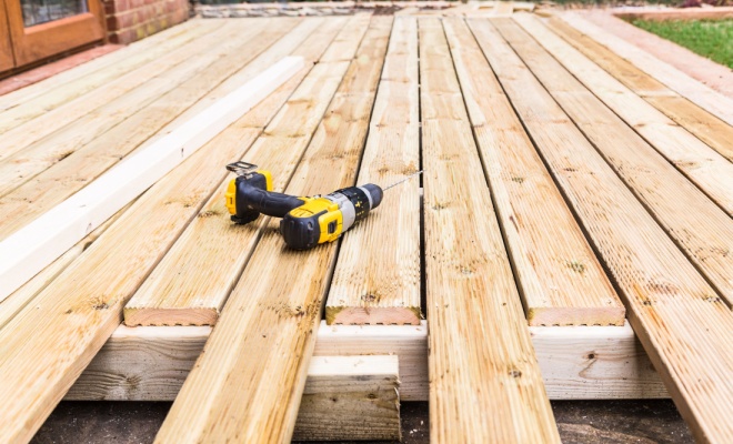 install timber decking