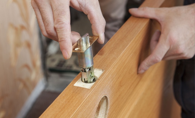 inserting a door mechanism