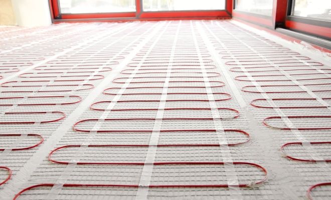 underfloor heating in house