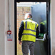 installation of a fire door