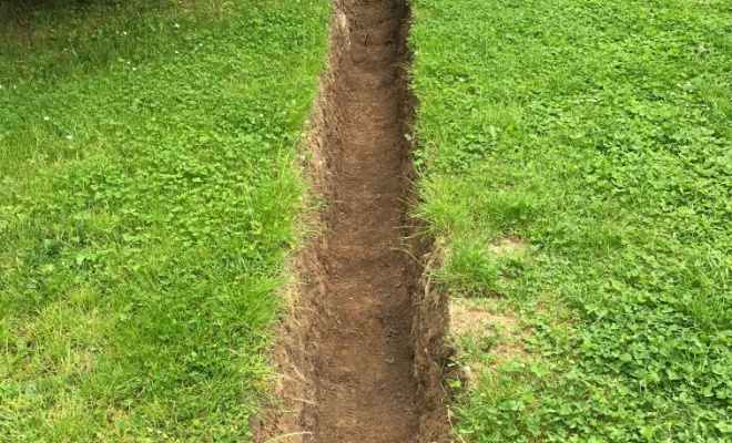 garden wall foundations