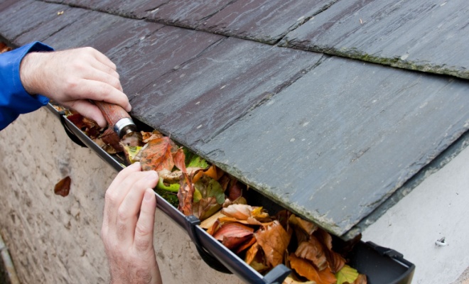 DIY gutter cleaning