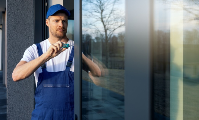 install patio door