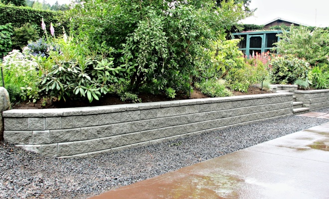 retaining garden wall