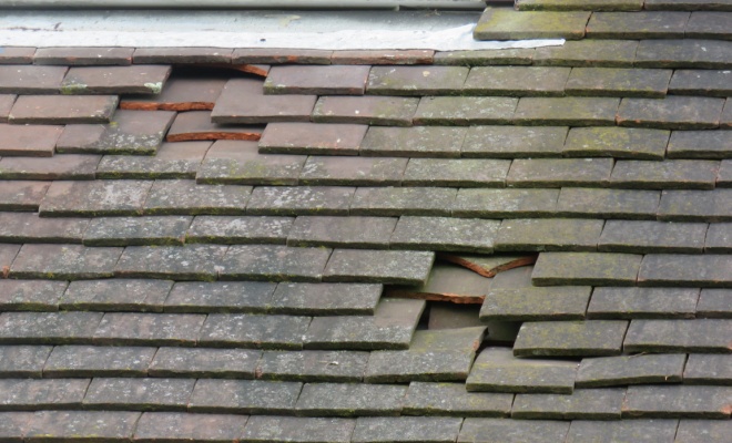 damaged roof