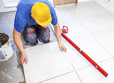 tiling a bathroom