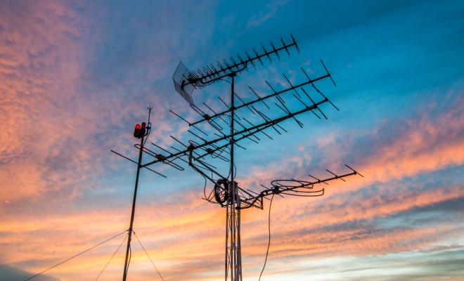 stacked tv aerial