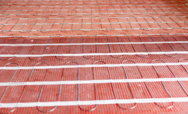 underfloor heating in kitchen