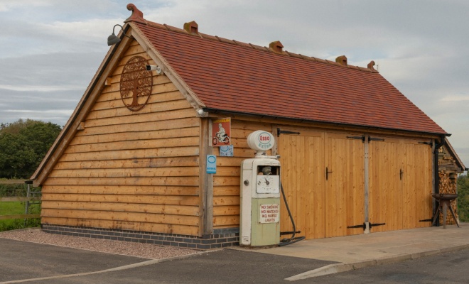 wood garage