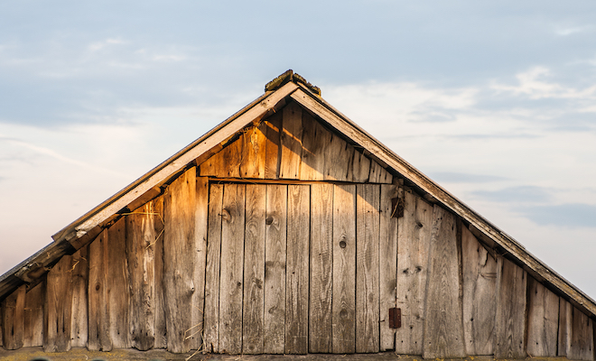 garage barn roof