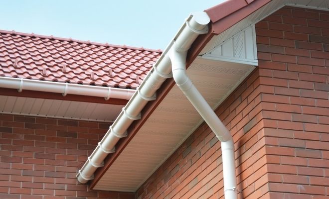 Fascia and soffits on roof