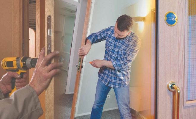 Fire door installation