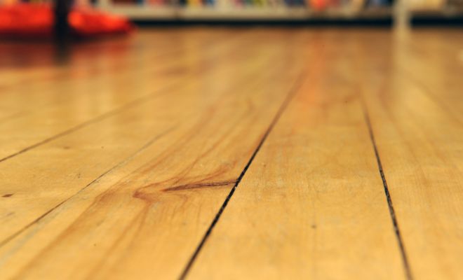Floorboard with noticeable gap around it