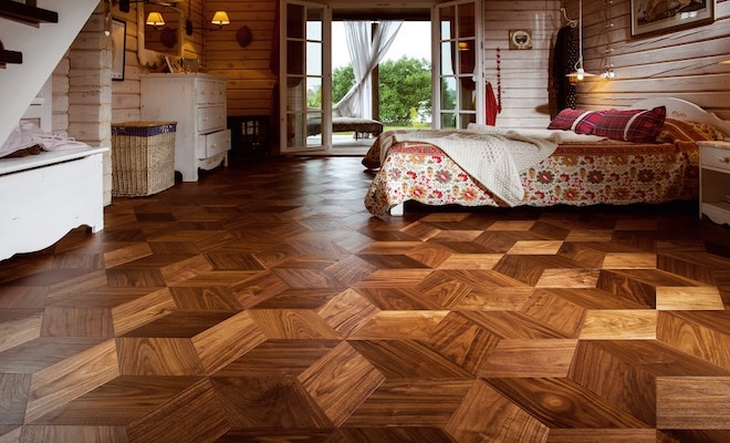 How much on sale is wood flooring