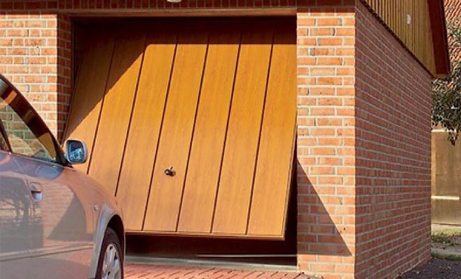 Up and over garage door