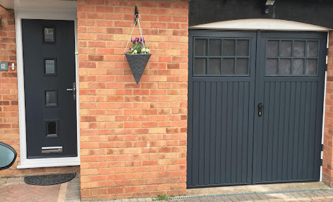 Composite garage door