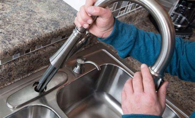 Removing kitchen tap
