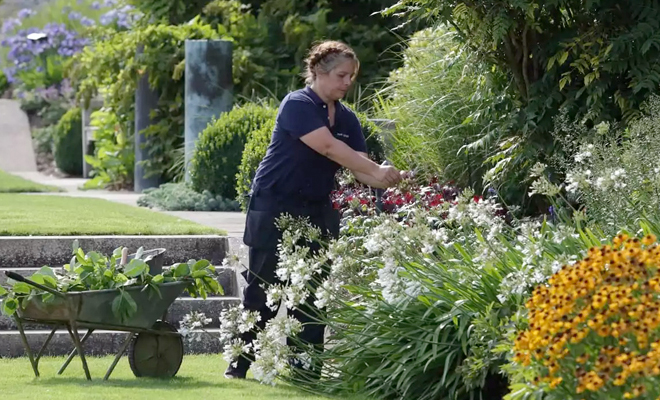 Female gardener