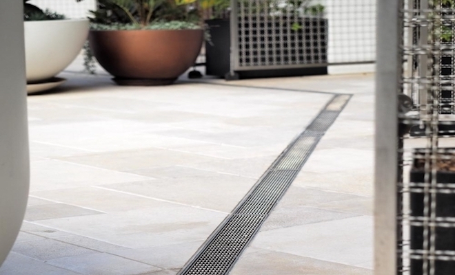 Patio drainage