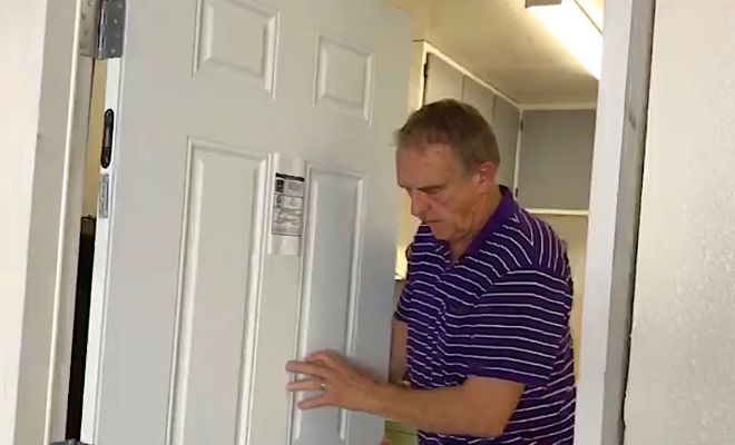 Fire door installation