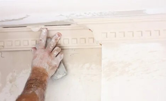 Removing artex from a wall and ceiling