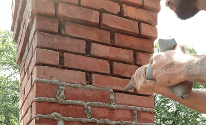 Chimney repointing