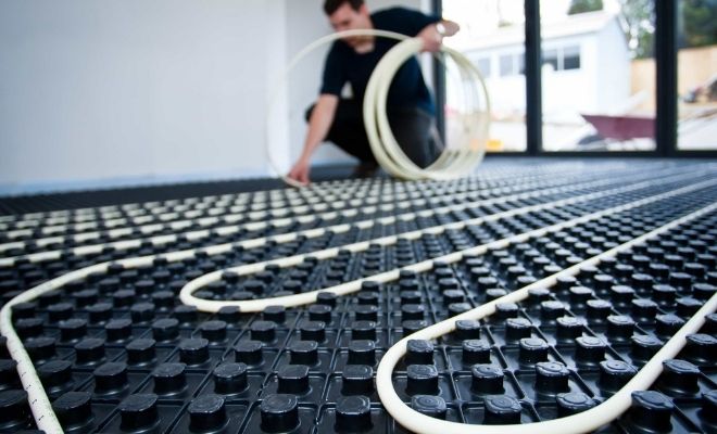 underfloor heating installation