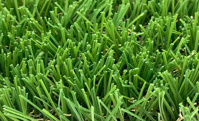 Close up artificial grass