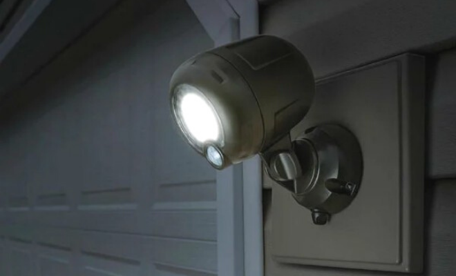 Motion sensor security lights