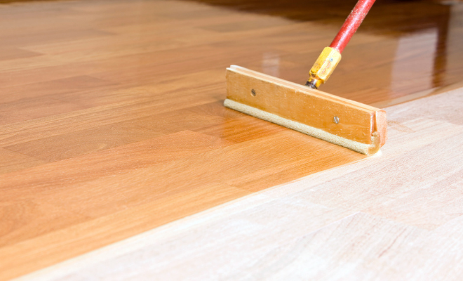Refinishing wood floor