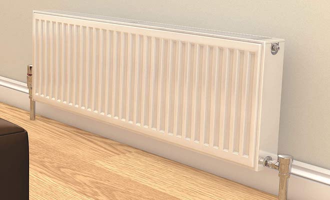 White single convection radiator