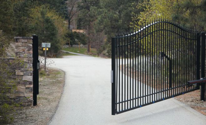 Swing electric gates