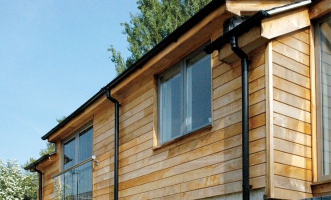 Timber tongue and groove cladding